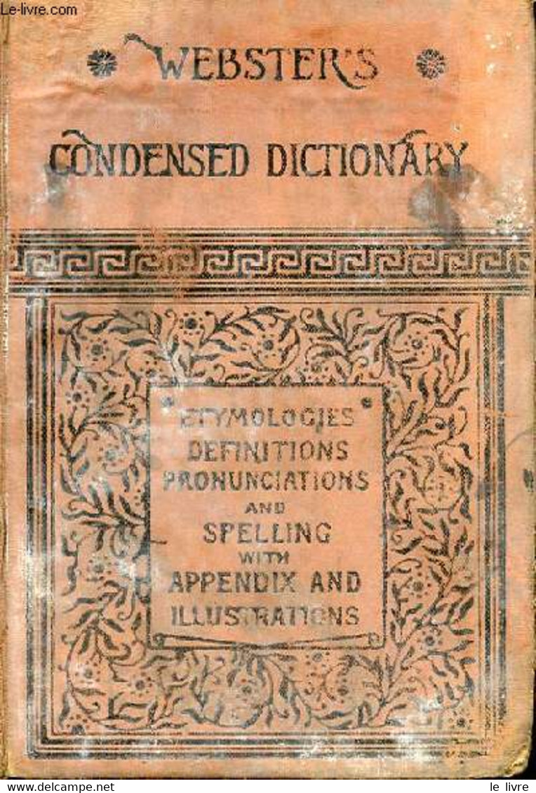 WEBSTER'S CONDENSED DICTIONARY - COLLECTIF - 0 - Dizionari, Thesaurus