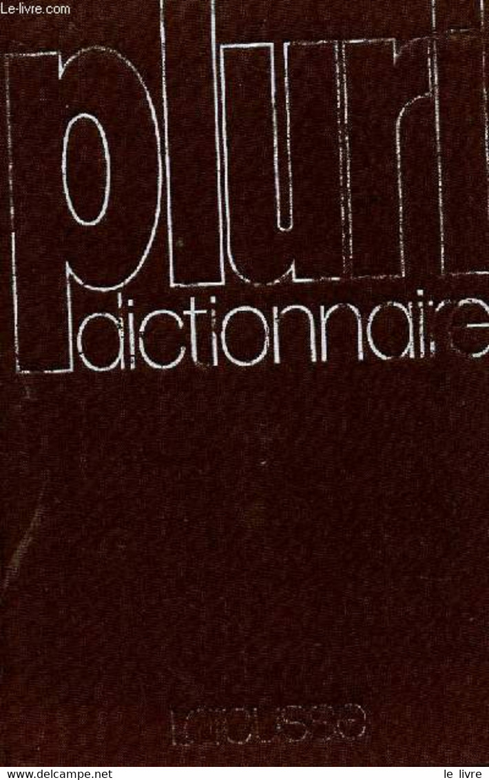 PLURI DICTIONNAIRE LAROUSSE. DICTIONNAIRE ENCYCLOPEDIQUE DE L'ENSEIGNEMENT - COLLECTIF - 1974 - Encyclopédies