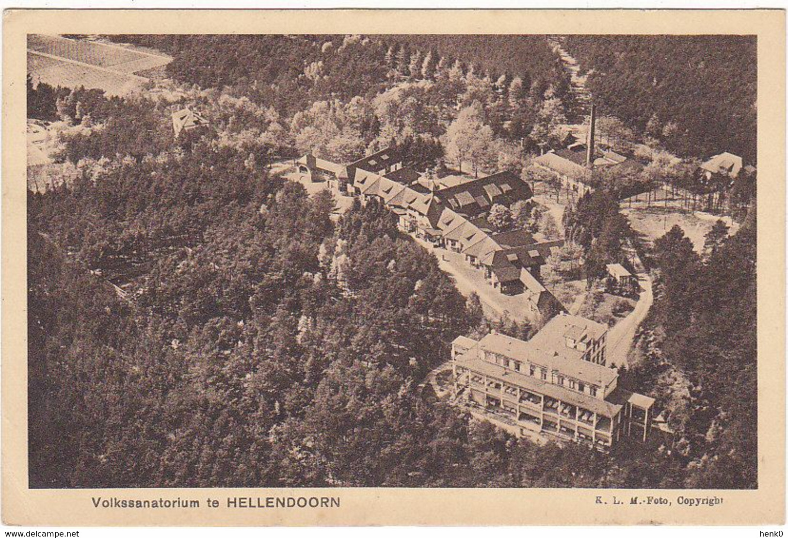 Hellendoorn Volksanatorium Luchtfoto SN577 - Hellendoorn