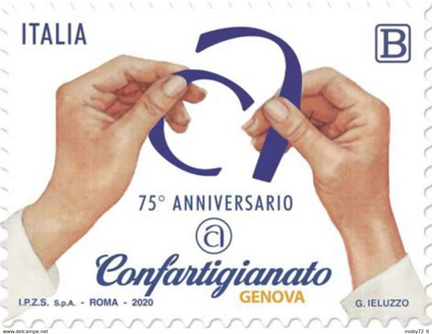 Italia - 2020 - Usato/used - Confartigianato Di Genova - 2011-20: Usati