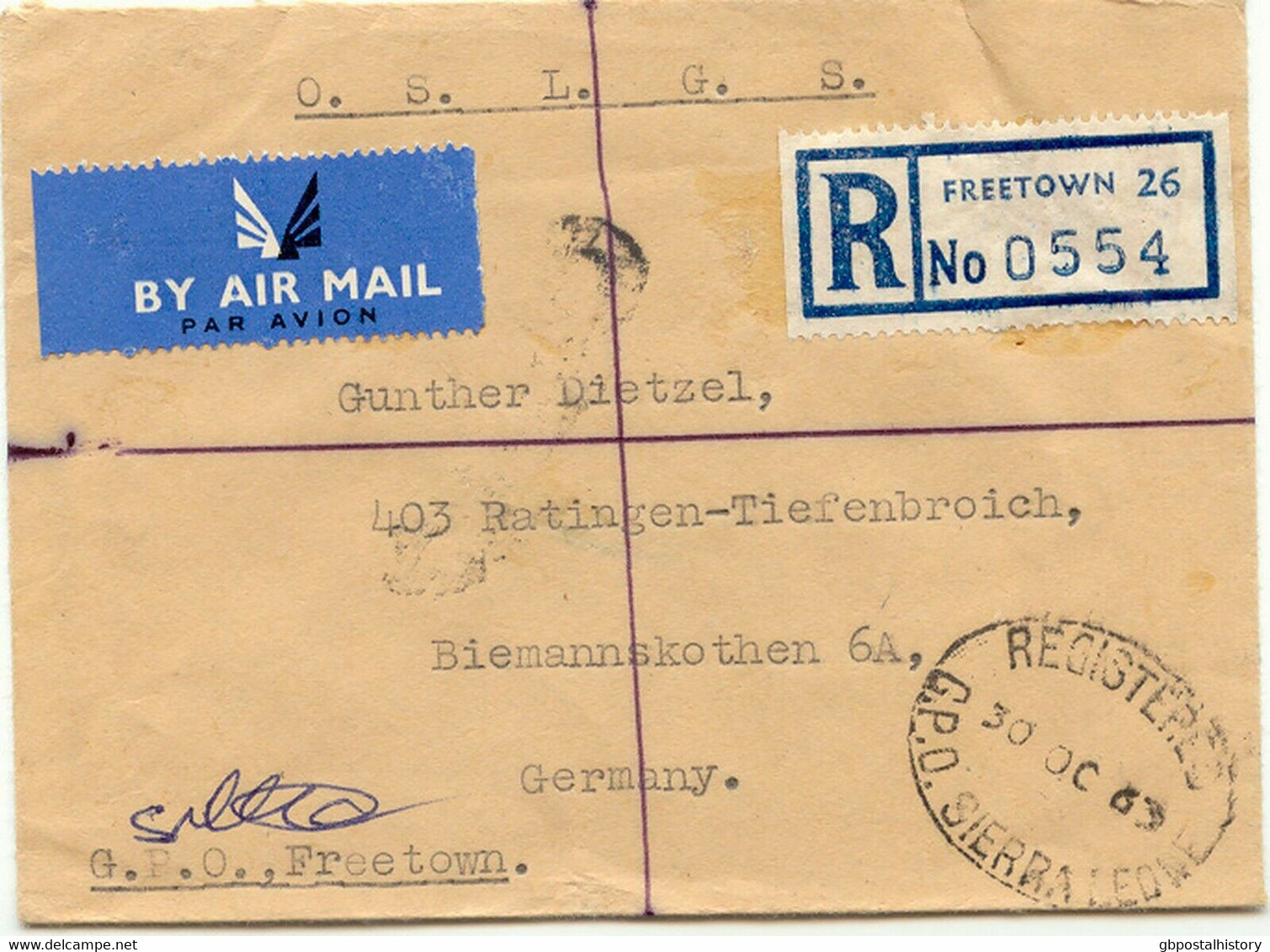SIERRA LEONE 1902/63 1 EVII postal stationery Env, 2 GV postal stationery R-Env,