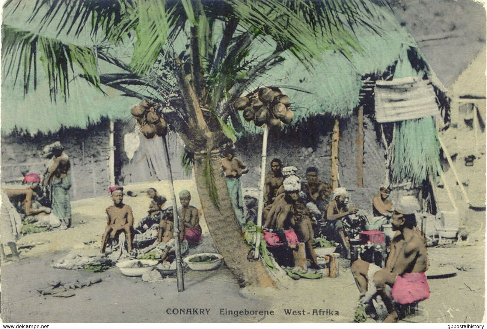 SIERRA LEONE 1906/12 EVII 1/2d + Georg V 1d Each On 2 Beautiful VFU Postcards - Sierra Leone (...-1960)