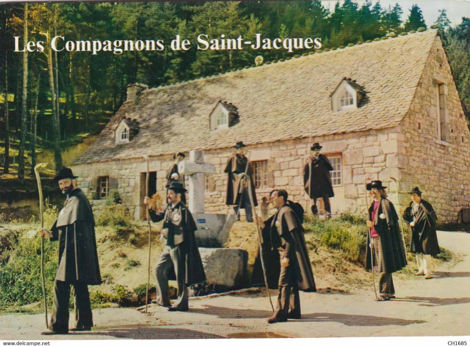 AUMONT  (48) Pèlerins De Saint Jacques De Compostelle - Aumont Aubrac