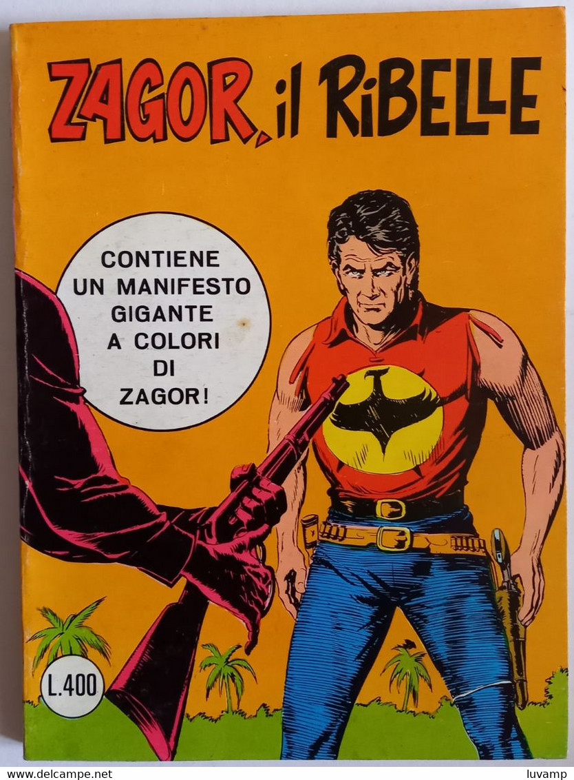 ZAGOR ZENITH  ROSSO PRIMA RISTAMPA - N.  90 - NO MANIFESTO (CART 42) - Zagor Zenith