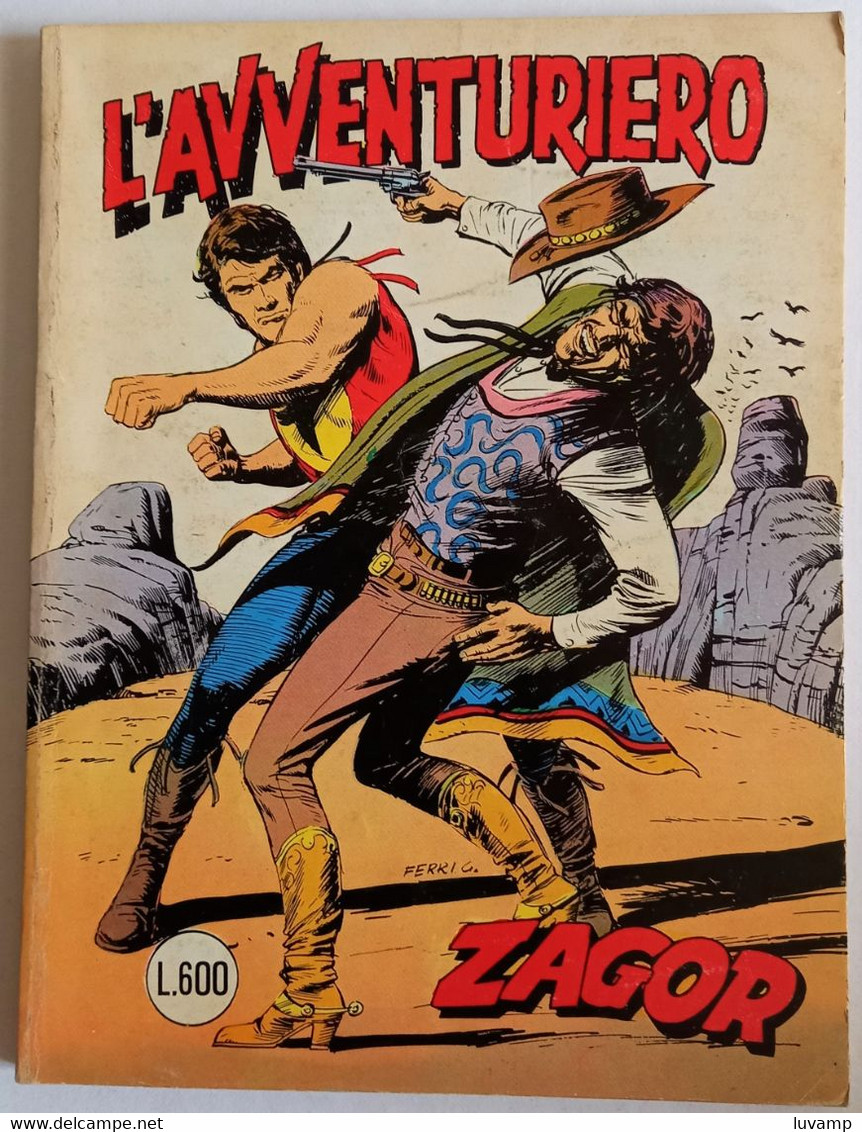 ZAGOR ZENITH  ROSSO PRIMA RISTAMPA - N.  123  (CART 42) - Zagor Zenith