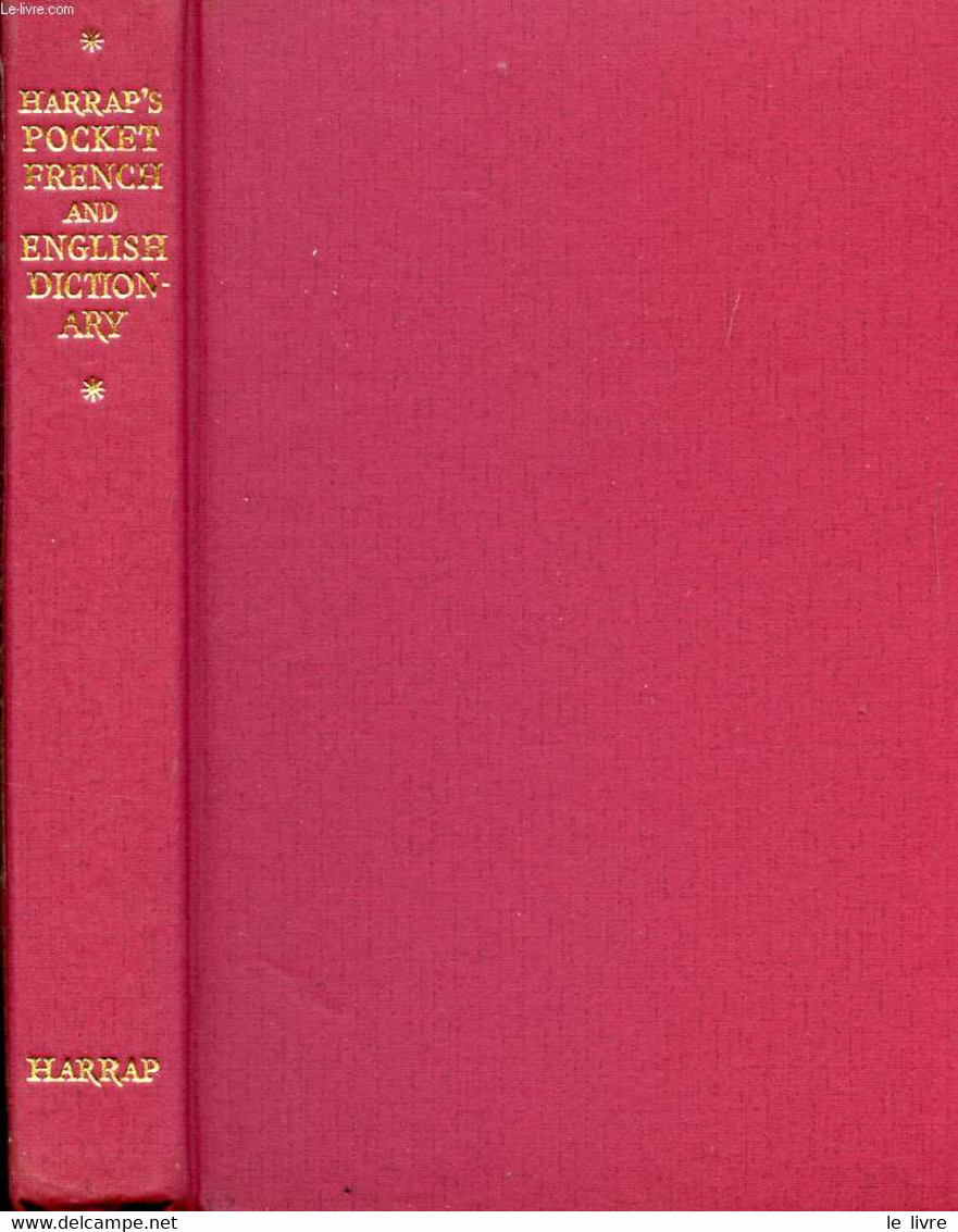 HARRAP'S POCKET FRENCH AND ENGLISH DICTIONARY, FRENCH-ENGLISH, ENGLISH-FRENCH IN ONE VOLUME - JAGO R. P. - 1966 - Dictionaries, Thesauri