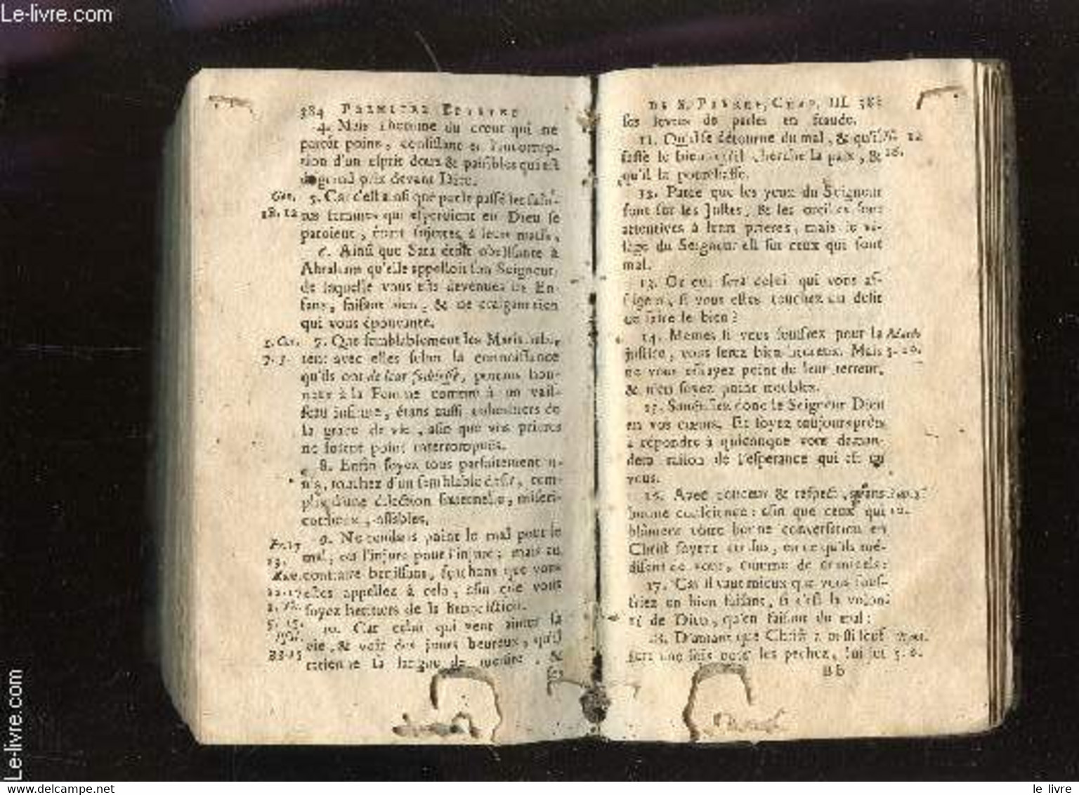 LE NOUVEAU TESTAMENT DE NOTRE SEIGNEUR JESUS CHRIST / - DE MAROLLES MICHEL - 1660 - Tot De 18de Eeuw