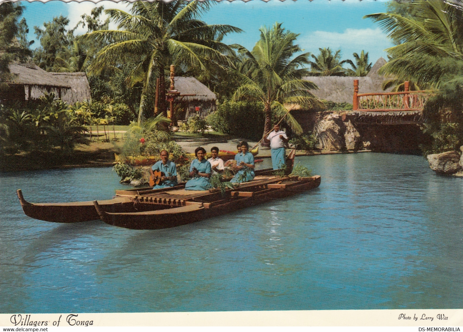 Laie Oahu Hawaii - Polynesian Cultural Center , Tongan Villagers 1972 - Oahu