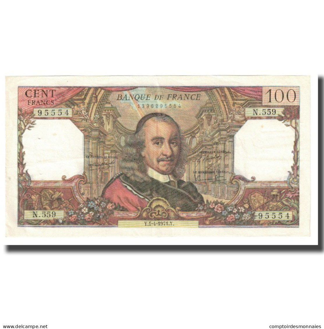 France, 100 Francs, Voltaire, 1971, R.Tondu-G.Bouchet-H.Morant, 1971-04-01, SUP - 10 F 1963-1973 ''Voltaire''