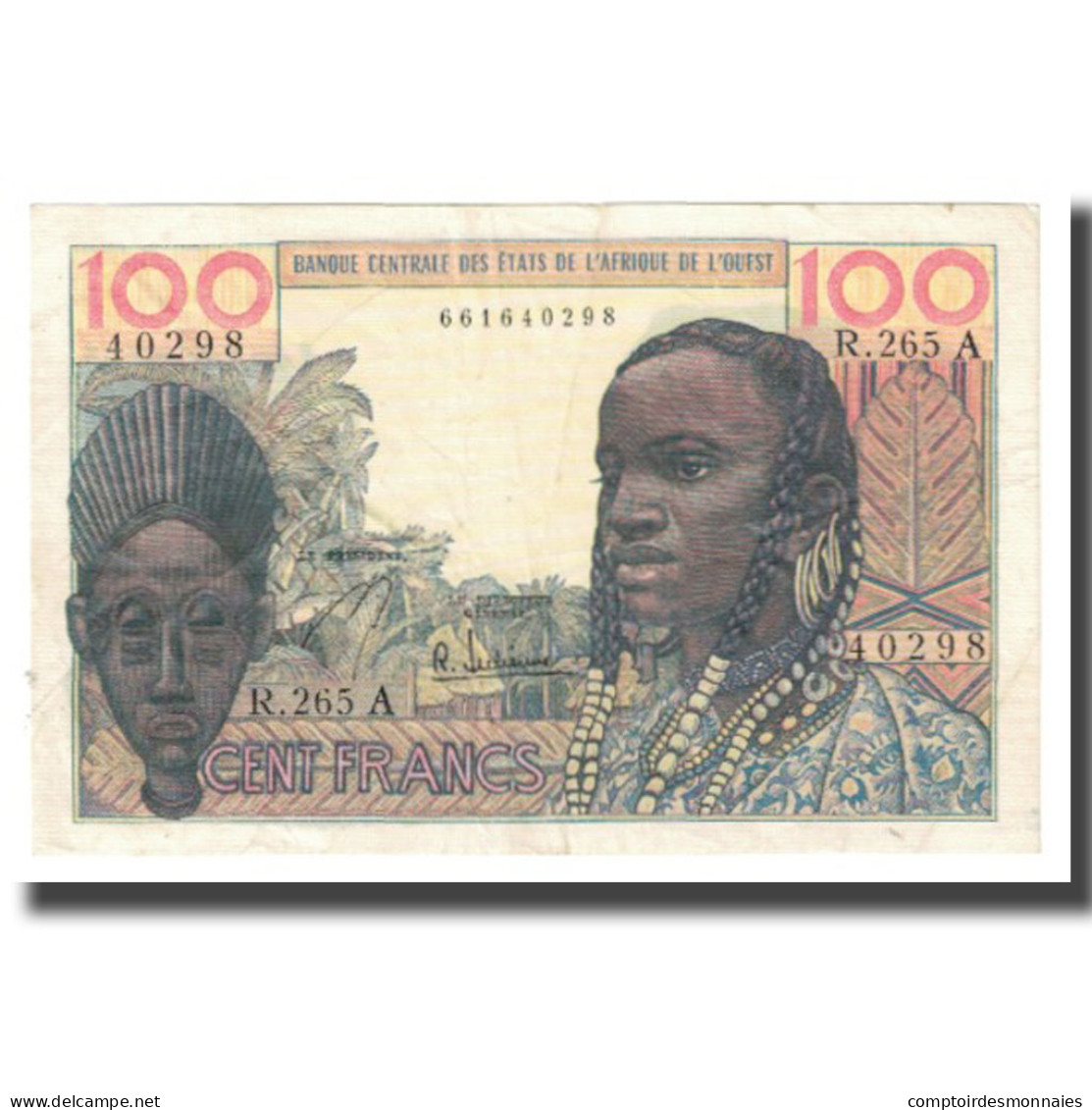 Billet, West African States, 100 Francs, KM:701Ka, TTB - West-Afrikaanse Staten