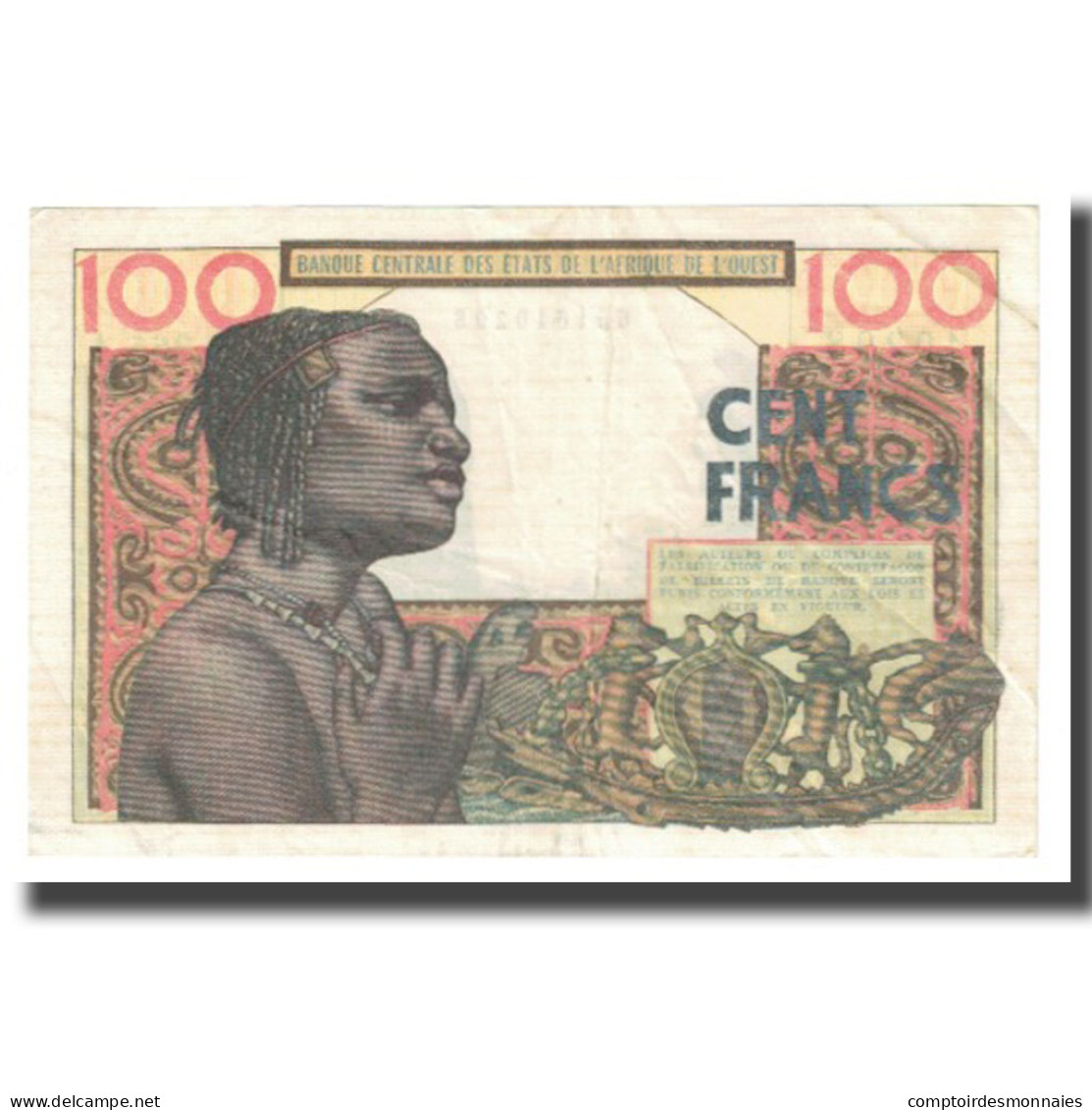 Billet, West African States, 100 Francs, KM:701Ka, TTB - West-Afrikaanse Staten