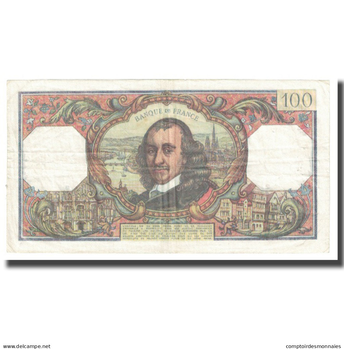 France, 100 Francs, Corneille, 1974, R.Tondu-G.Bouchet-H.Morant, 1974-10-03 - 100 F 1964-1979 ''Corneille''