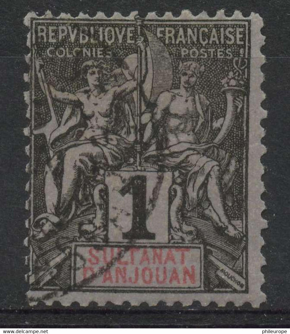 Anjouan (1892) N 1 (o) - Usados