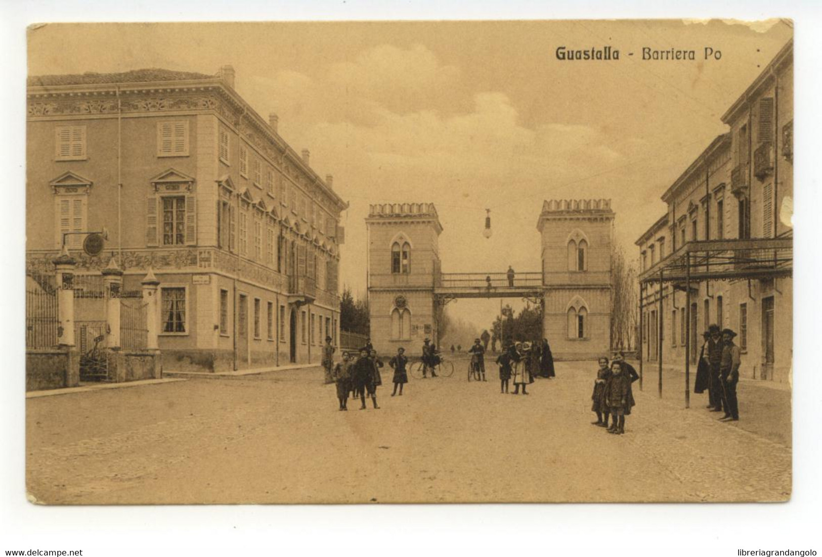 Cartolina Guastalla Barriera Po 1915 Viaggiata Reggio Emilia - Reggio Emilia