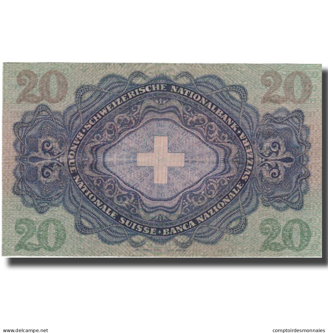 Billet, Suisse, 20 Franken, 1947, 1947-10-16, KM:39p, TTB+ - Suisse