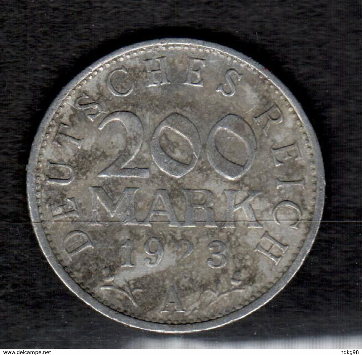 DR+ Deutsches Reich 1923 Reichsadler 200 M - 200 & 500 Mark