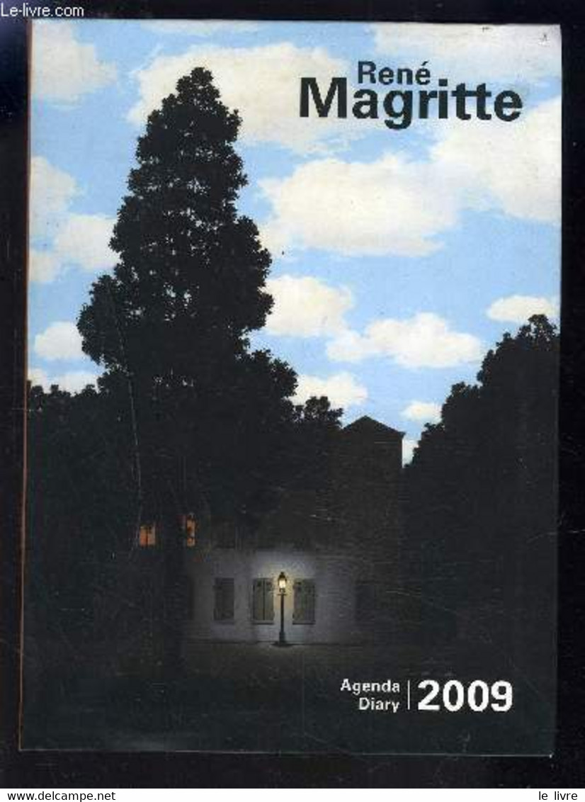 AGENDA DIARY 2009- RENE MAGRITTE - COLLECTIF - 2008 - Agenda Vírgenes