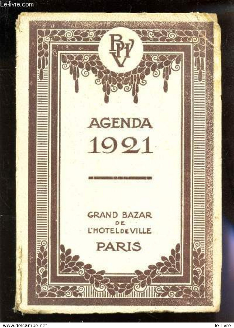 AGENDA 1921 - COLLECTIF - 1921 - Agenda Vírgenes