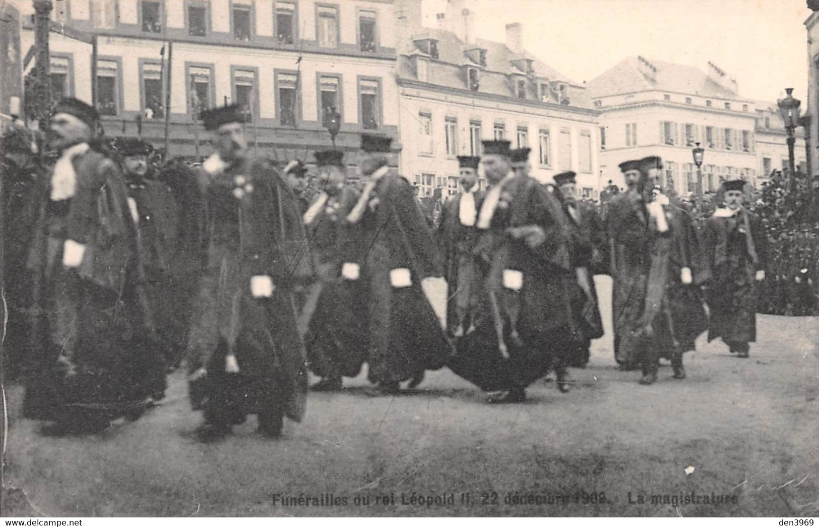 Belgique - BRUXELLES - Laeken - Funérailles Du Roi Léopold II, 22 Décembre 1909 - La Magistrature - Personaggi Famosi