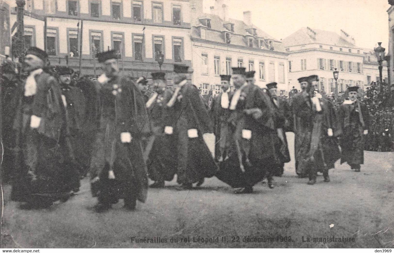 Belgique - BRUXELLES - Laeken - Funérailles Du Roi Léopold II, 22 Décembre 1909 - La Magistrature - Berühmte Personen