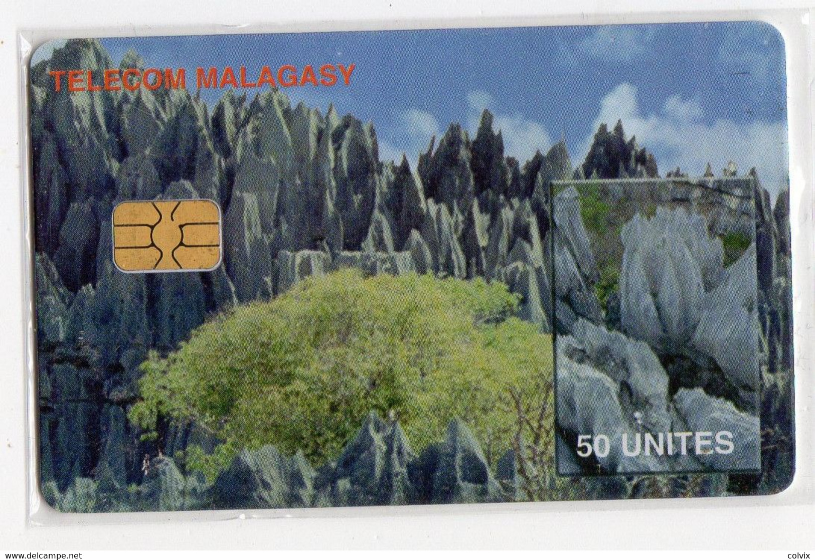 MADAGASCAR Ref MV Cards MDG-46 50U TSINGY DU NORD - Madagascar