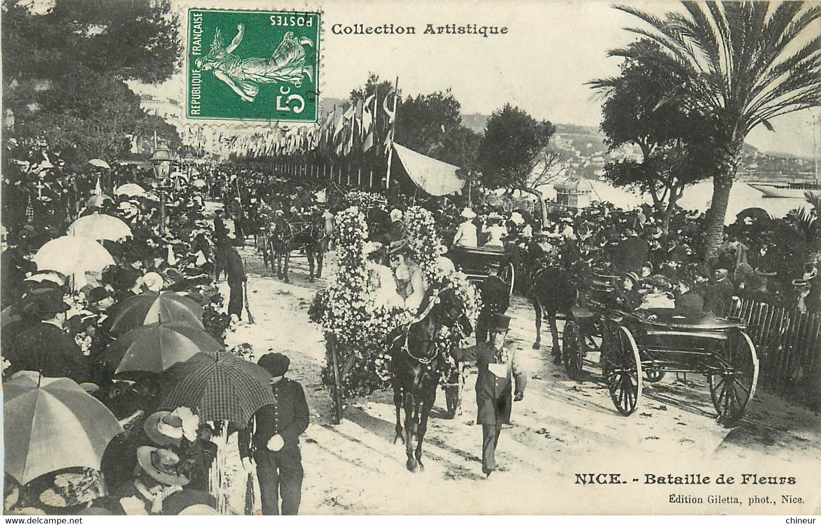 NICE BATAILLE DE FLEURS - Marchés, Fêtes