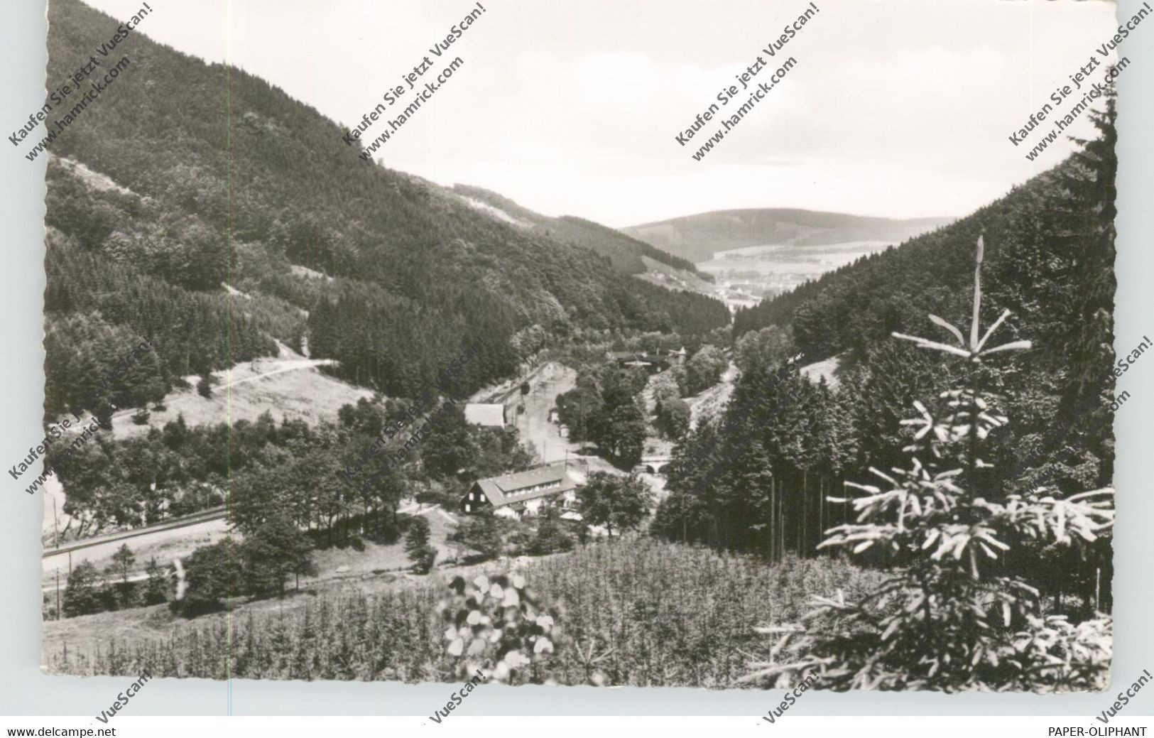 5787 OLSBERG - STEINHELLE, Blick Auf Olsberg - Meschede