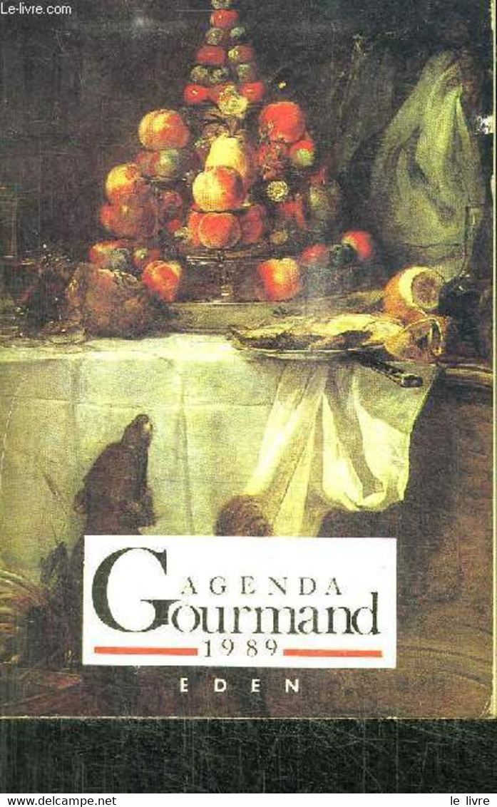 AGENDA GOURMAND 1989 - COLLECTIF - 1988 - Blank Diaries