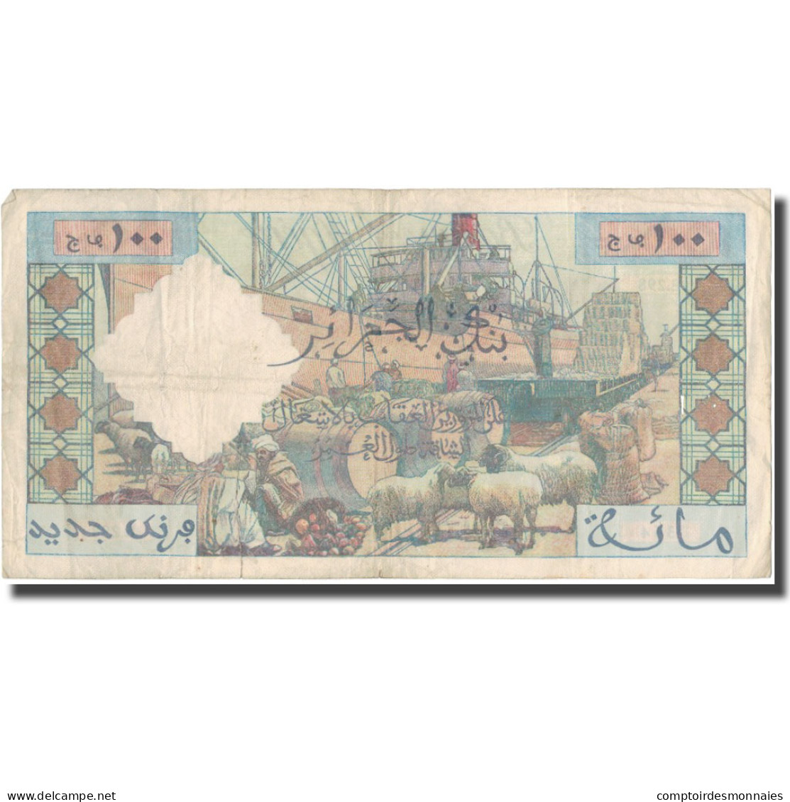 Billet, Algeria, 100 Nouveaux Francs, 1961, 1961-02-10, KM:121b, TB+ - Algérie