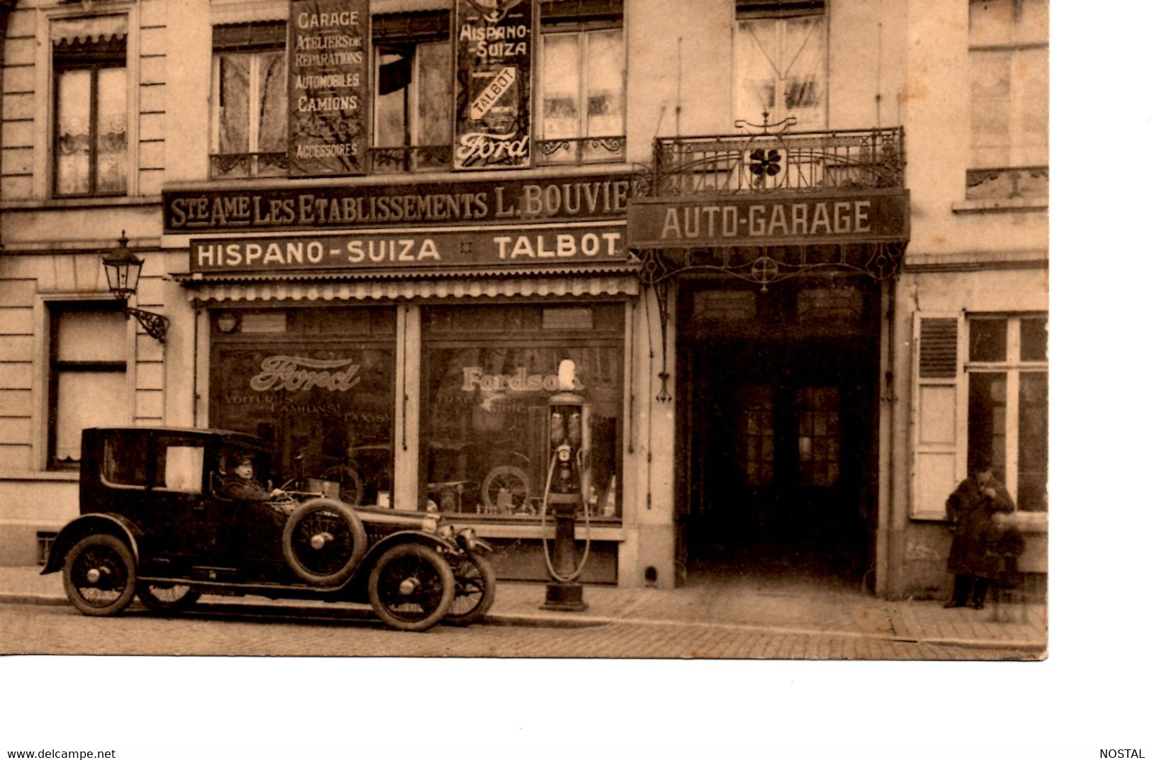 B23. Bruxelles: Location D'automobiles L.Bouvier - Brussel (Stad)