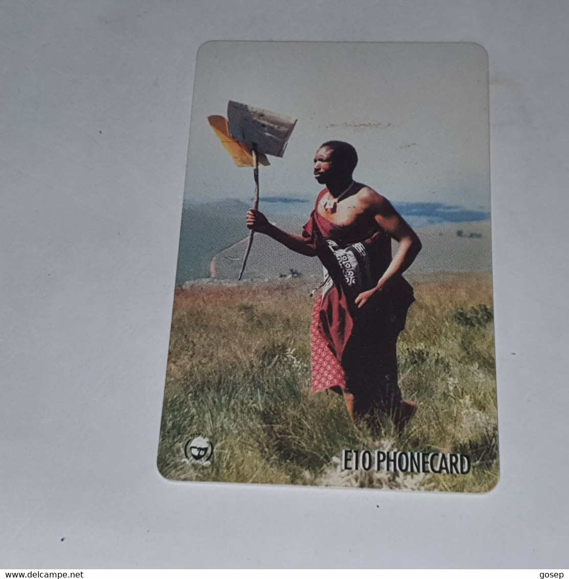 Swaziland-(SZ-SWT-0003)-mail Runner Services-(1)-(E10)-(SGAC03300151772)-used Card+1card Prepiad Free - Swasiland