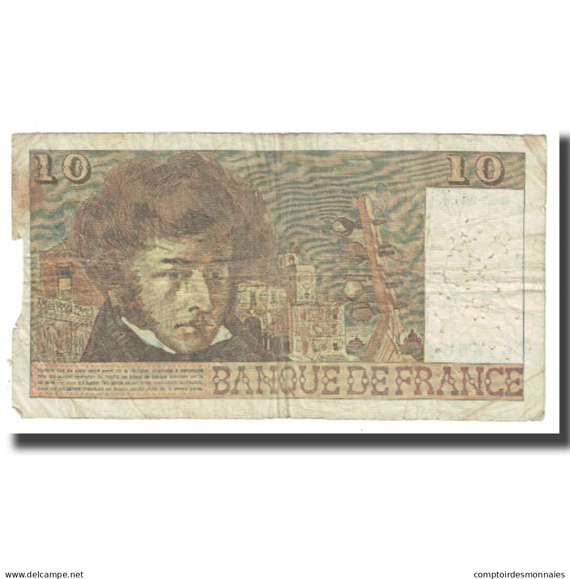 France, 10 Francs, Berlioz, 1975, P. A.Strohl-G.Bouchet-J.J.Tronche, 1975-03-06 - 10 F 1972-1978 ''Berlioz''