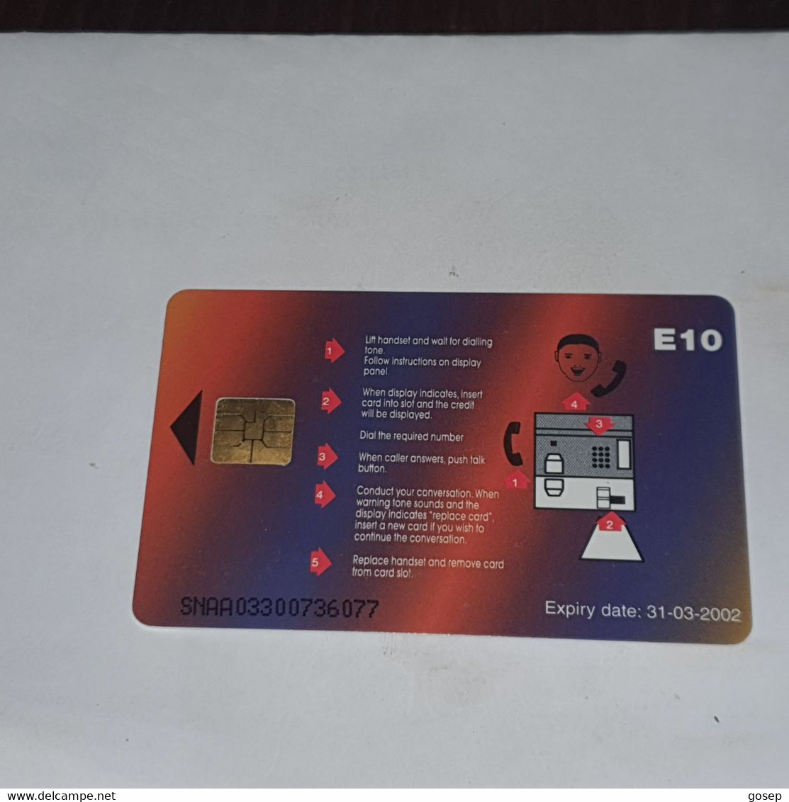 Swaziland-(SZ-SWT-0011A)-swagaa-(4)-(E10)-(SNAA03300736077)-used Card+1card Prepiad Free - Swaziland