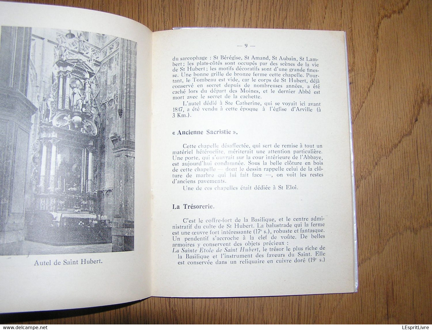 SAINT HUBERT EN ARDENNE Fascicule 2 Description De La Basilique Abbé P Chalon Régionalisme Eglise Architecture - Bélgica