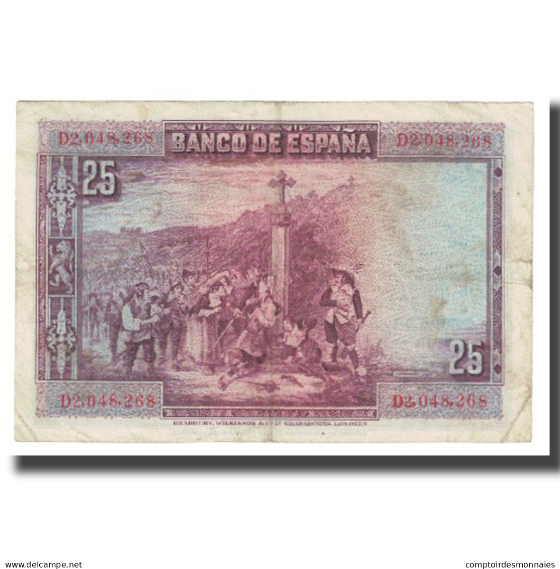 Billet, Espagne, 25 Pesetas, 1928, 1928-08-15, KM:74b, TB - 1-2-5-25 Pesetas