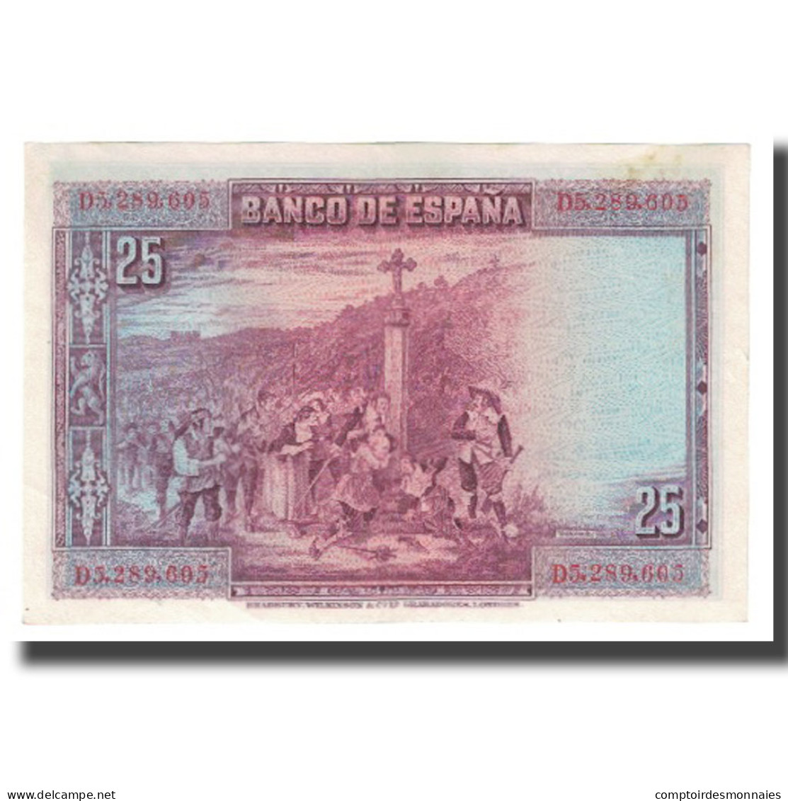 Billet, Espagne, 25 Pesetas, 1928, 1928-08-15, KM:74b, SUP - 1-2-5-25 Peseten