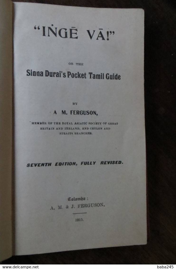 Guide Tamil 1915 - 1901-1940