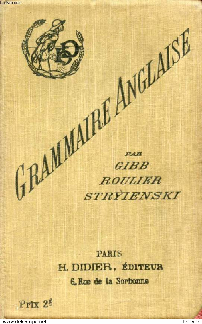 GRAMMAIRE ANGLAISE - GIBB, ROULIER, STRYIENSKI - 0 - Inglés/Gramática