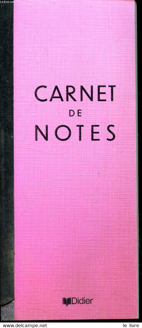 CARNET DE NOTES (VIERGE) - COLLECTIF - 0 - Agendas Vierges