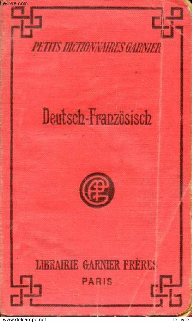 KLEINES WÖRTERBUCH DEUTSCH-FRANZÖSISCH - BIRMANN - 1926 - Atlas