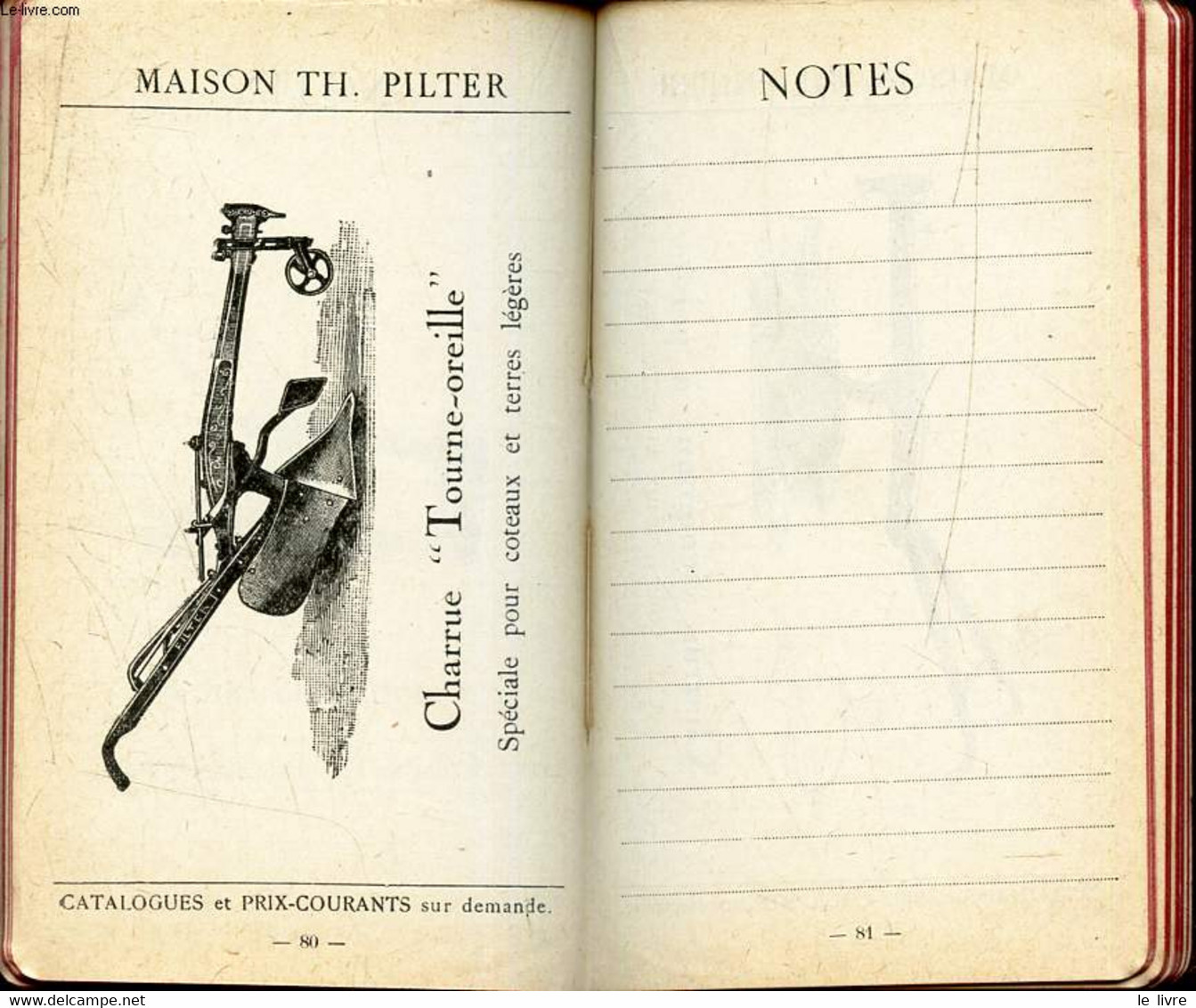 AGENDA DE LA MAISON TH. PILTER, Fondée En 1864 . ANNEE 1922. - MAISON TH. PILTER - 1922 - Blanco Agenda