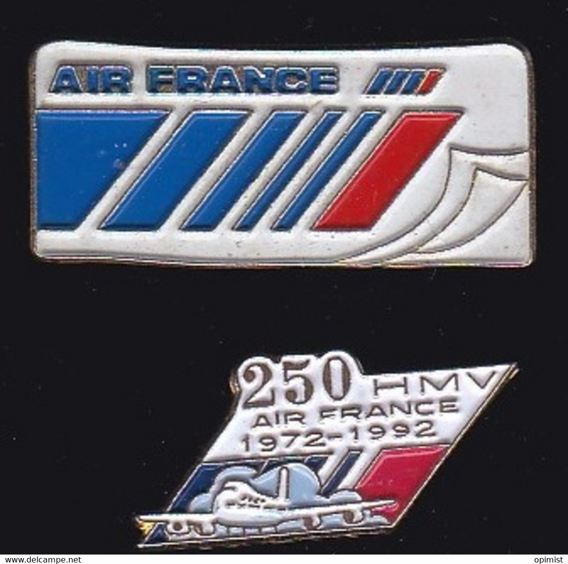 70259-Lot De 2 Pin's.Air France.Avion.Aviation. - Avions