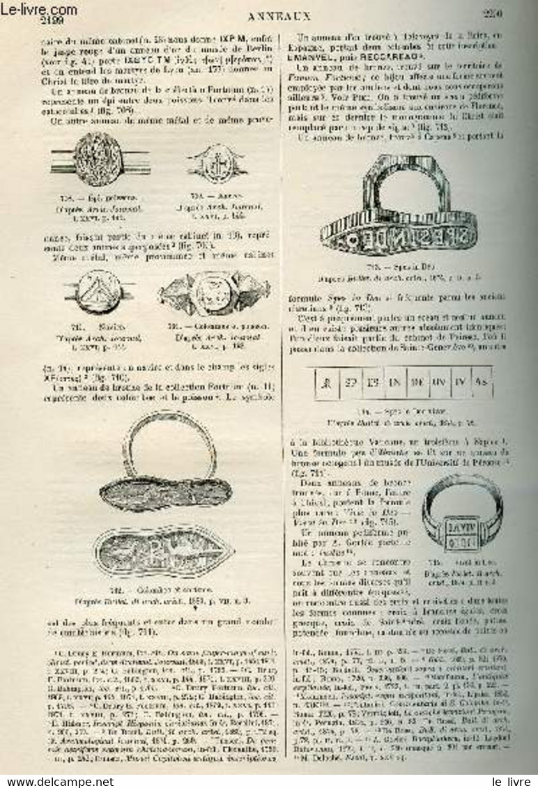 EXTRAIT DE DICTIONNAIRE TRAITANT SUR LES ANGES ET LES ANNEAUX - COLLECTIF - 0 - Encyclopédies