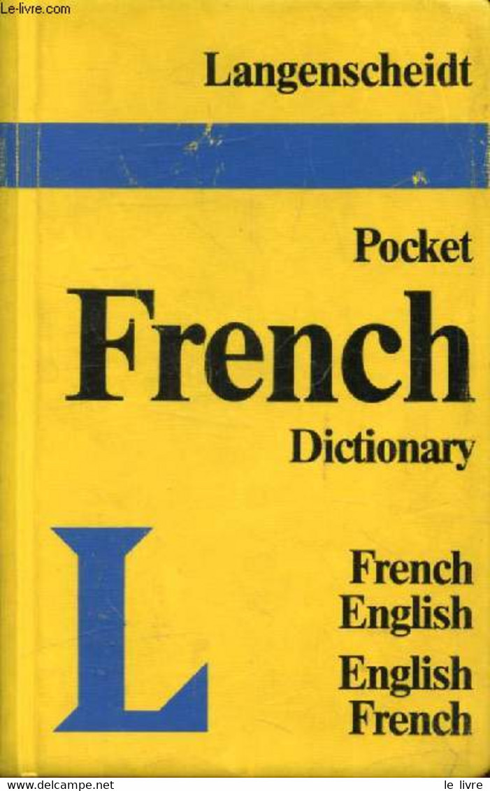 LANGENSCHEIDT'S POCKET FRENCH DICTIONARY, FRENCH-ENGLISH, ENGLISH-FRENCH - COLLECTIF - 1992 - Dictionaries, Thesauri