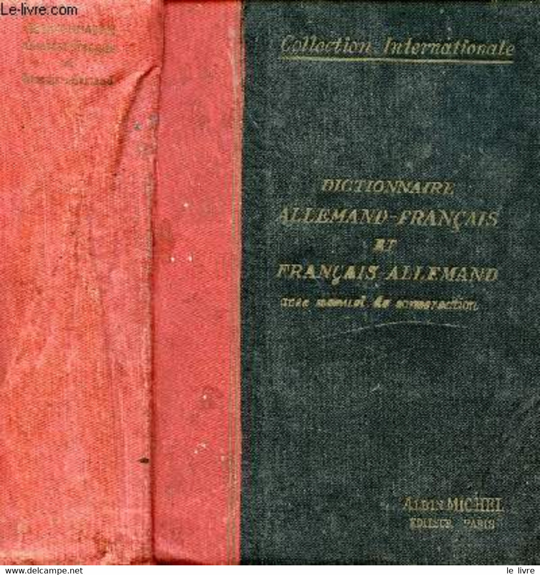 DICTIONNAIRE ALLEMAND/FRANCAIS ET FRANCAIS/ALLEMAND - Avec Manuel De Conversation / 1er Les Termes De La Langue Usuelle - Atlas