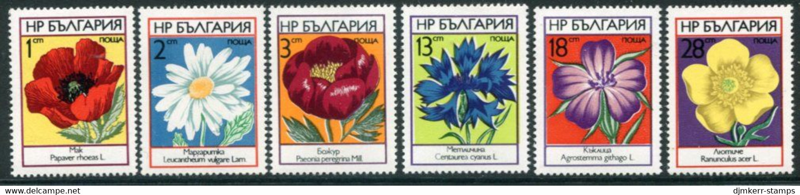 BULGARIA 1973 Flowers MNH / **.  Michel 2234-39 - Nuovi