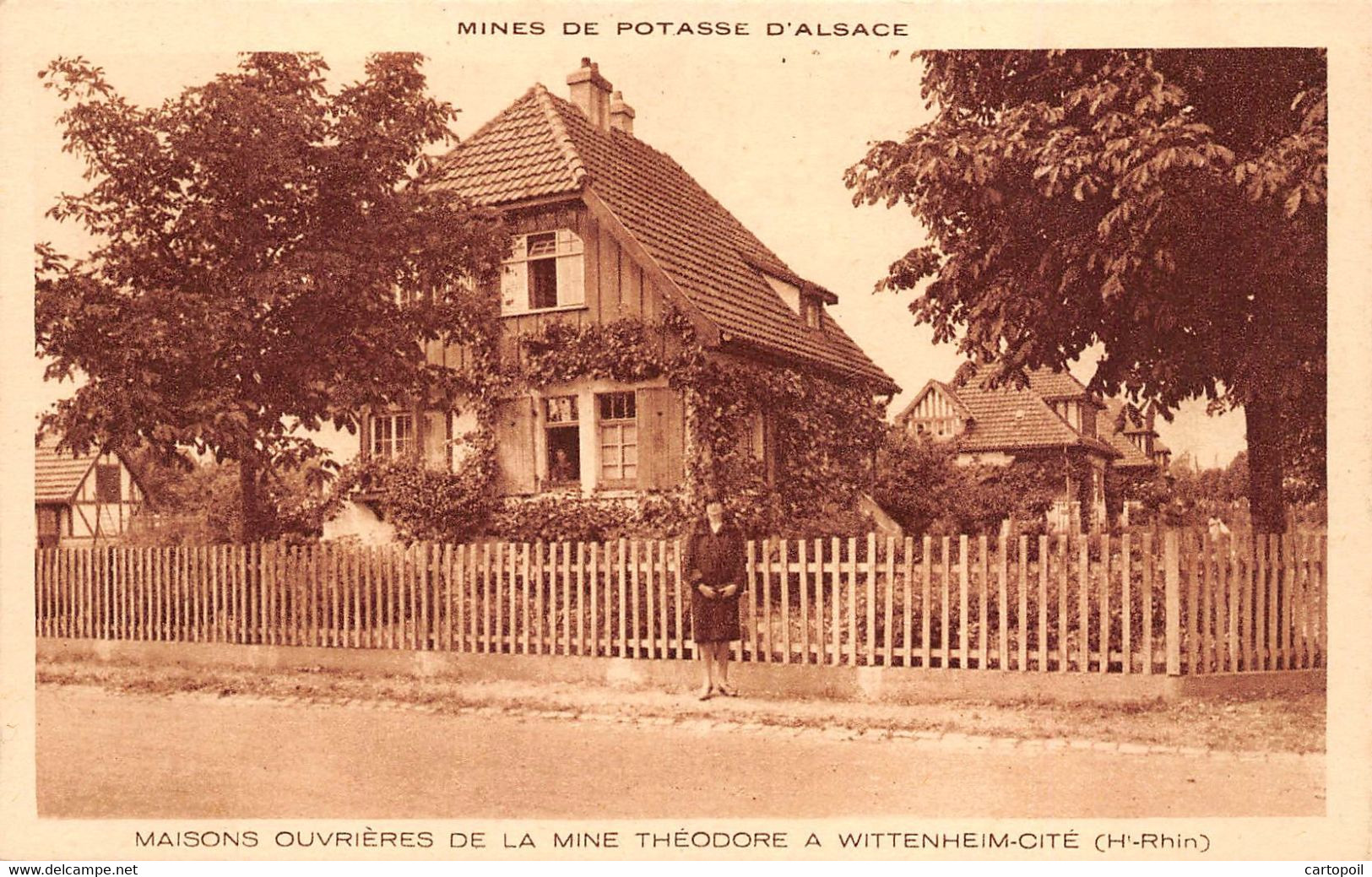 68 - Wittenheim - Maisons Ouvrières De La Mine Théodore Animée - Wittenheim