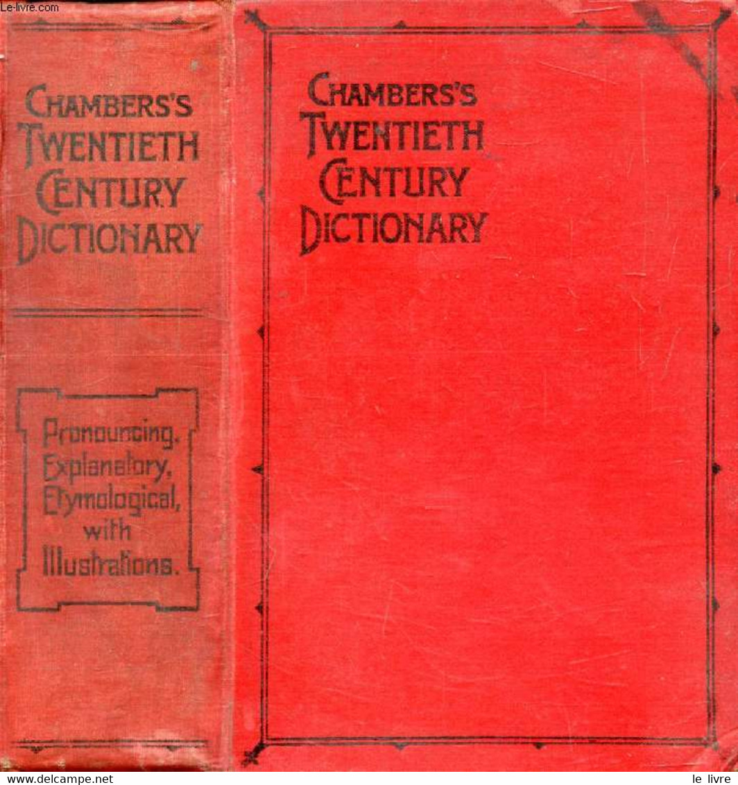 CHAMBERS'S TWENTIETH CENTURY DICTIONARY OF THE ENGLISH LANGUAGE - DAVIDSON Rev. THOMAS - 0 - Dictionnaires, Thésaurus