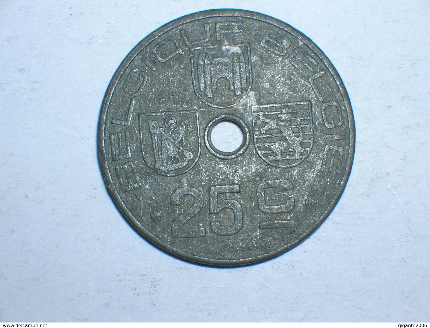 BELGICA 25 CENTIMOS 1943 FR (8970) - 25 Cents