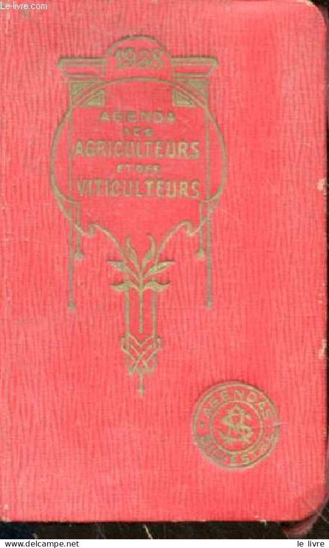 Agenda Des Agriculteurs Et Viticulteurs - COLLECTIF - 1938 - Blank Diaries